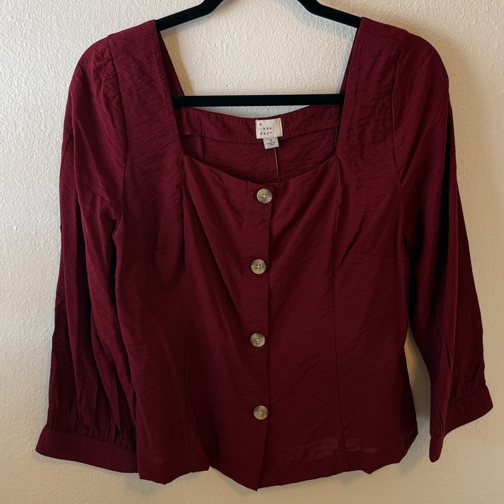 A New Day Square Neck Top